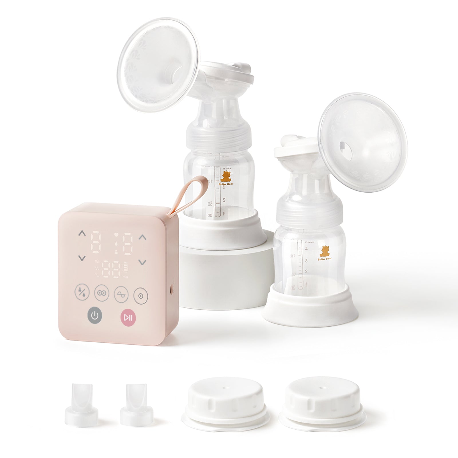 Snow Bear 2500mAh Electric Breast Pump,4 Pumping Modes 9 Intensity Levels