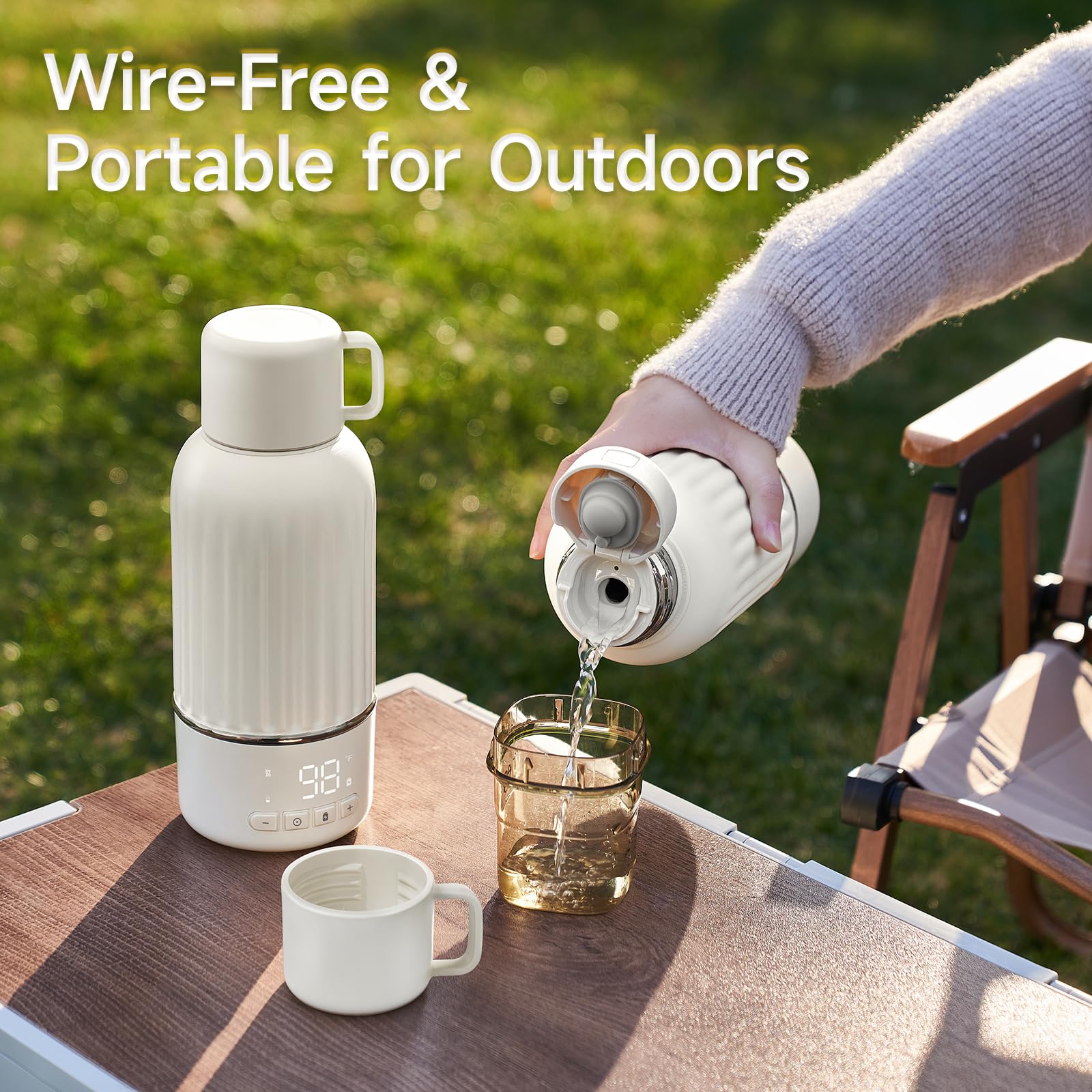 Snow Bear Portable Bottle Warmer for Travel 17oz (Standard / Fast Charge)