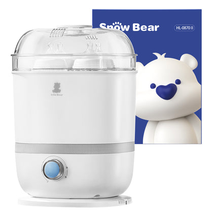 Snow Bear Baby Bottle Sterilizer Dryer,6-in-1 Steam Bottle Sterilizer