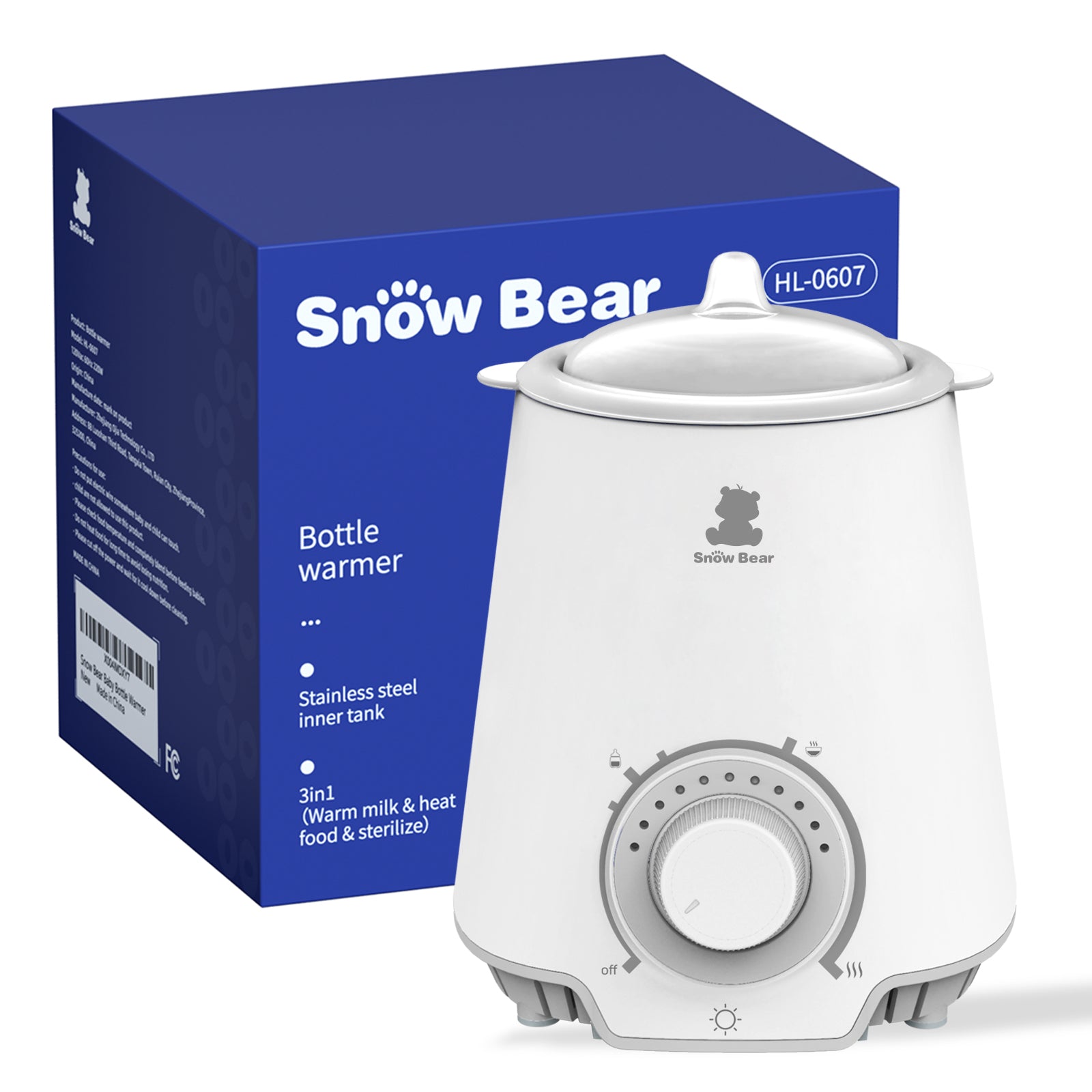 Snow Bear Baby Bottle Warmer Fast Warming for Breast Milk
