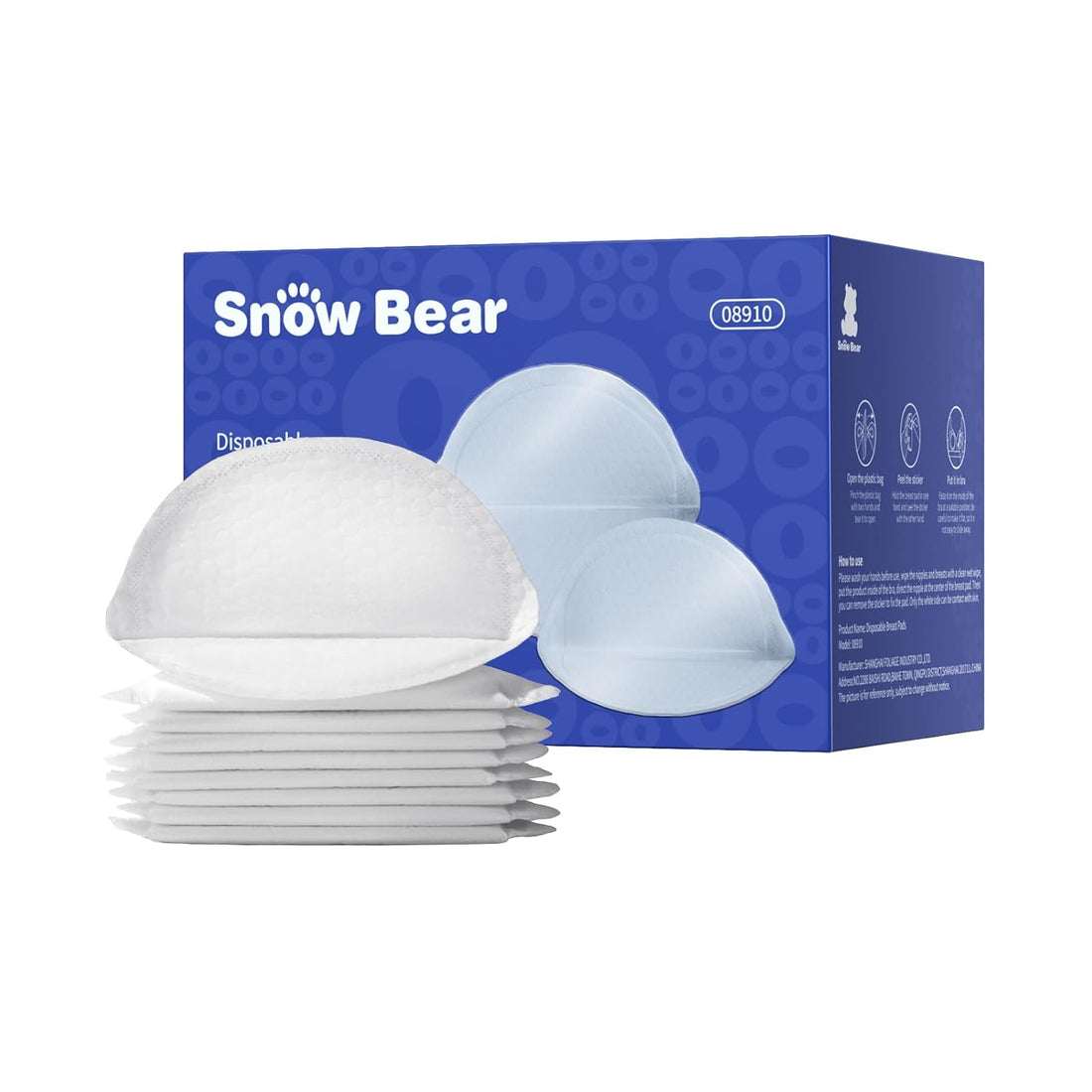 Snow Bear 100X Ultra-Thin Disposable Nursing Pads for Breast