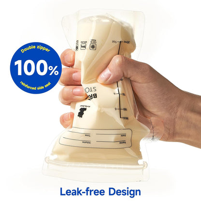Snow Bear 120Pcs Breastmilk Storage Bag for Freezer
