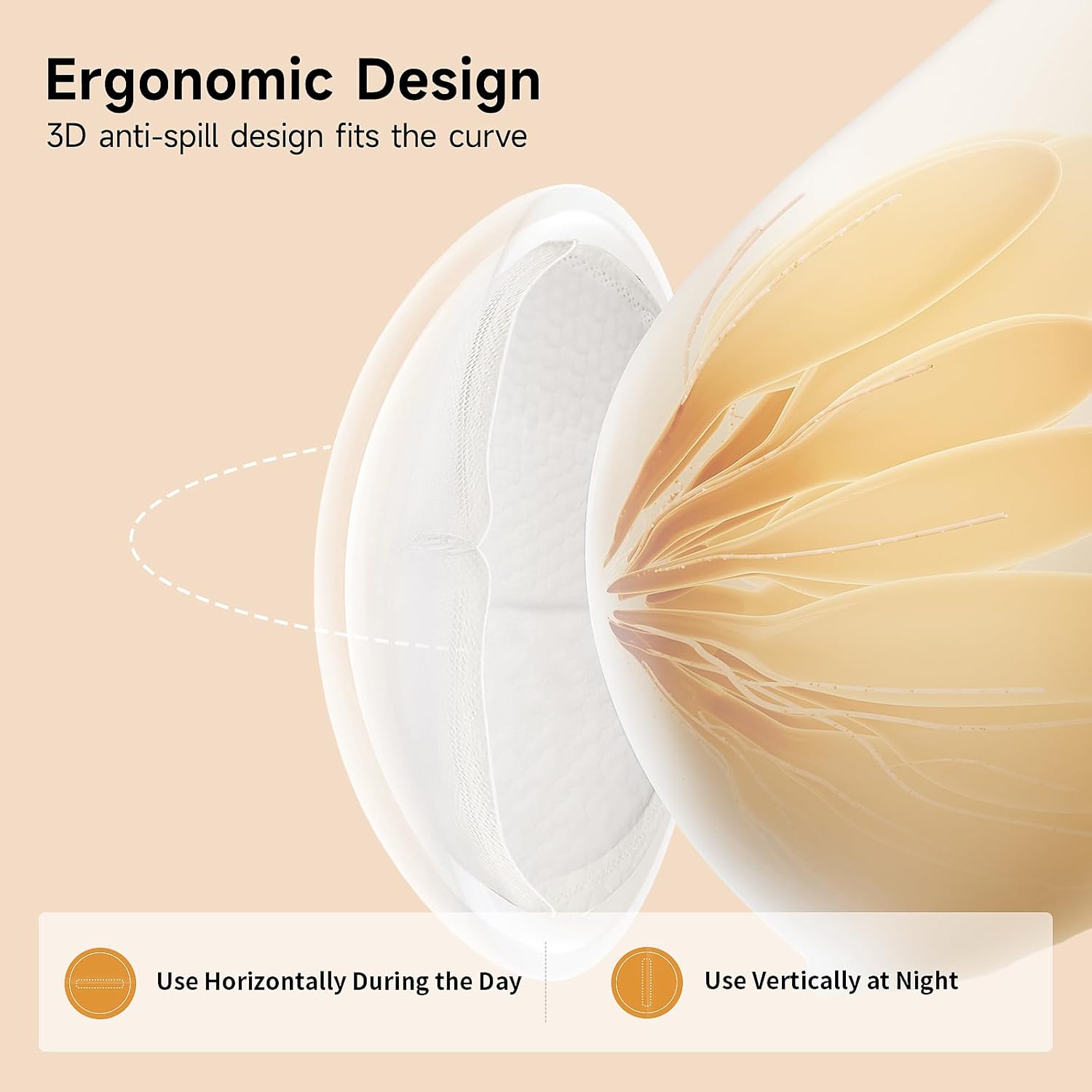 Snow Bear 100X Ultra-Thin Disposable Nursing Pads for Breast