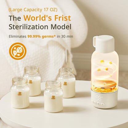 Snow Bear Portable Bottle Warmer for Travel 17oz (Standard / Fast Charge)