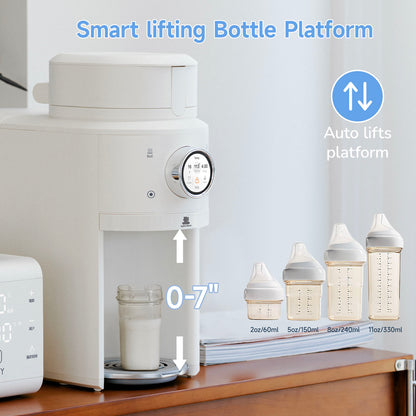Snow Bear Baby Formula Dispenser Maker–One-Touch Mix Warm Formula