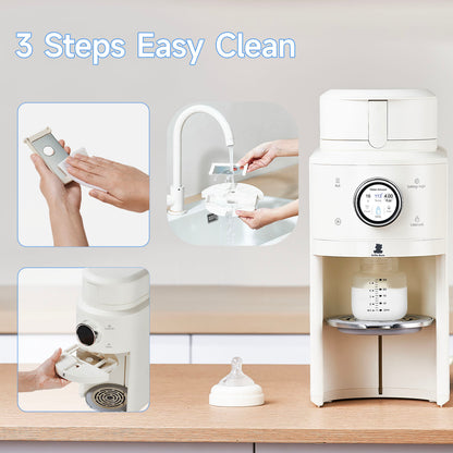 Snow Bear Baby Formula Dispenser Maker–One-Touch Mix Warm Formula